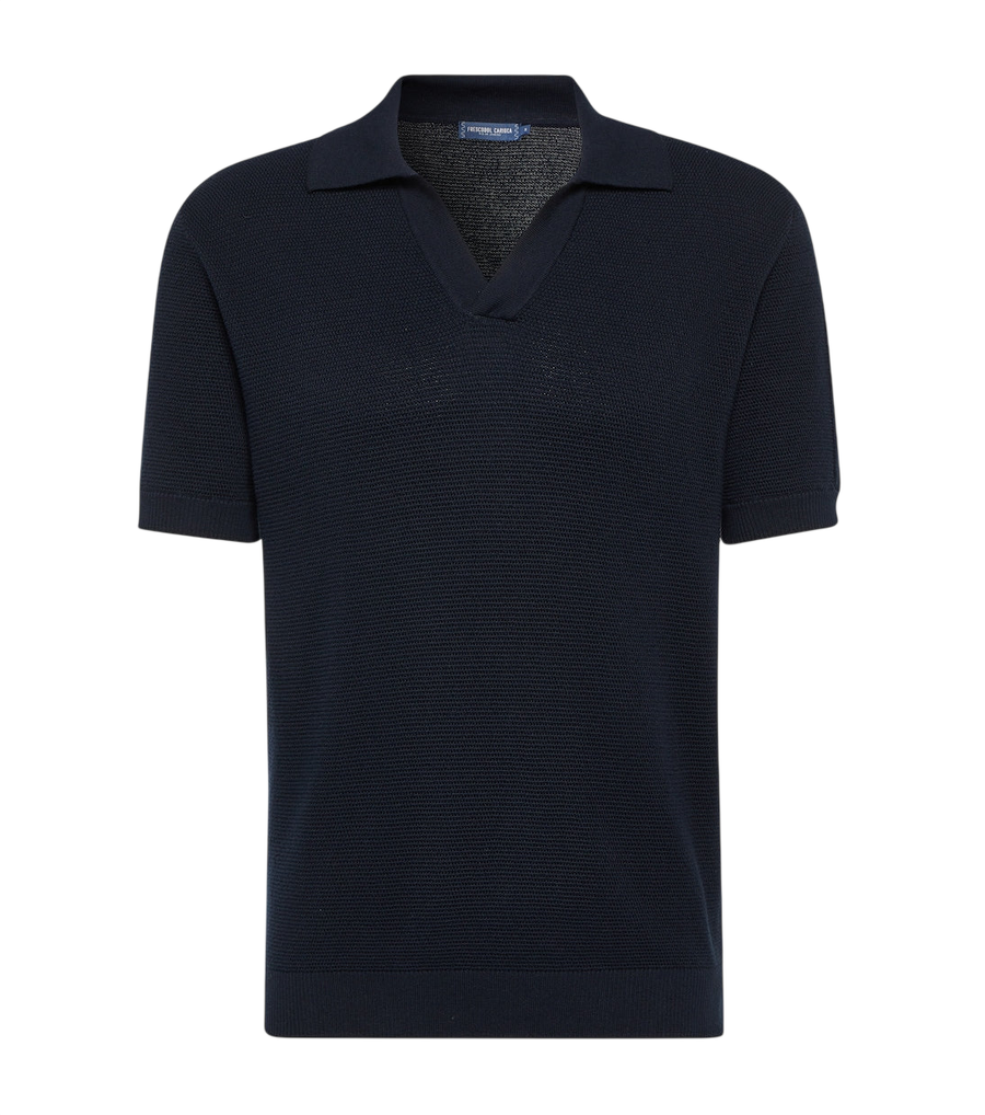 Frescobol Carioca Rino cotton and silk polo shirt