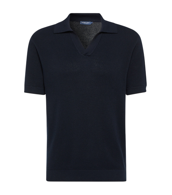 Frescobol Carioca Rino cotton and silk polo shirt