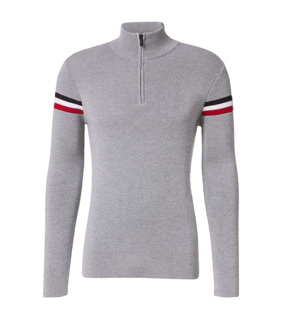 Fusalp Wengen wool half-zip sweater