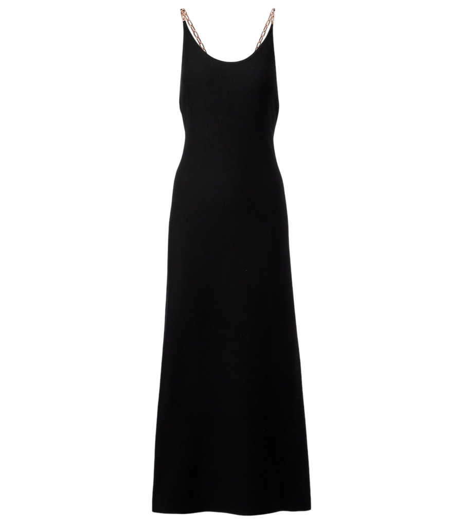Gabriela Hearst Adeona chain-detail silk maxi dress