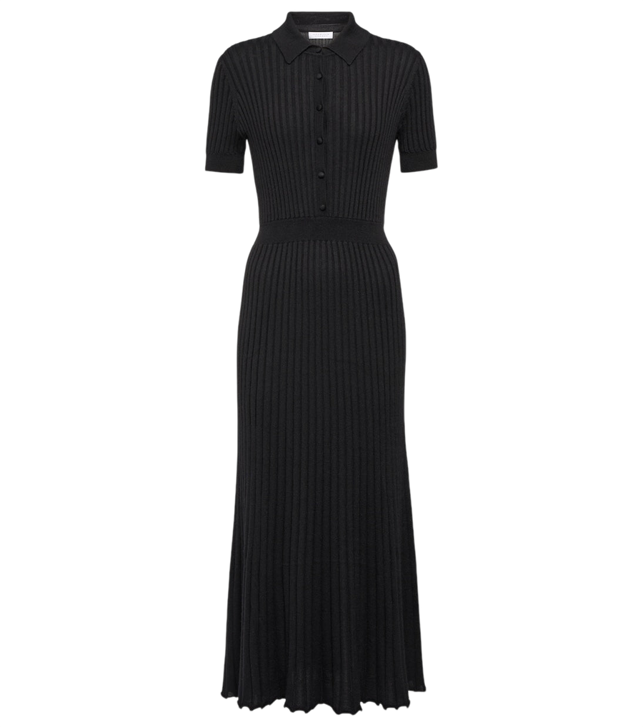 Gabriela Hearst Amor silk and cashmere midi dress