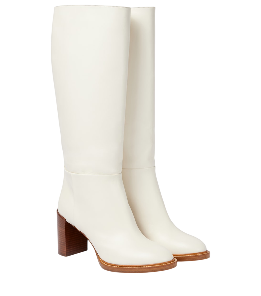 Gabriela Hearst Bocca leather knee-high boots
