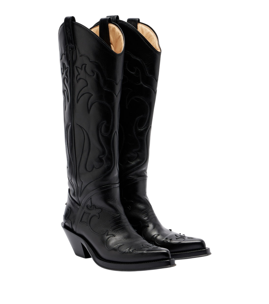 Gabriela Hearst Capitana leather cowboy boots