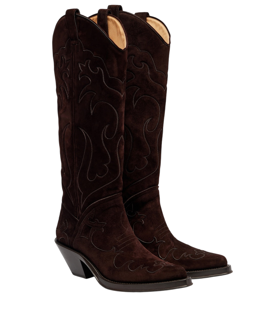 Gabriela Hearst Capitana leather cowboy boots