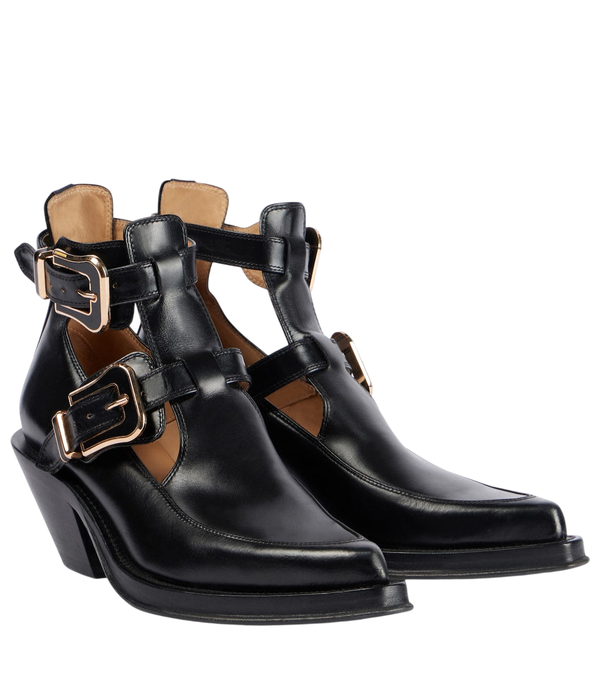 Gabriela Hearst Castro leather ankle boots