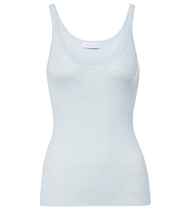 Gabriela Hearst Cinxia cashmere, silk, and hemp tank top