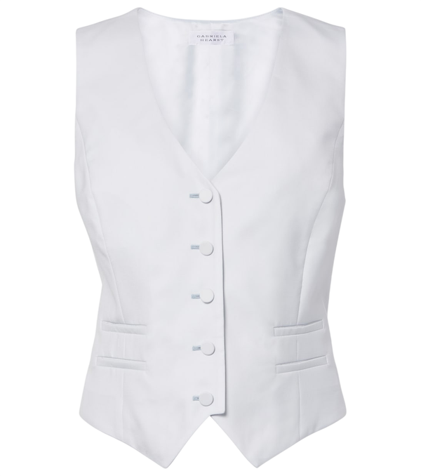 Gabriela Hearst Coleridge wool and silk vest