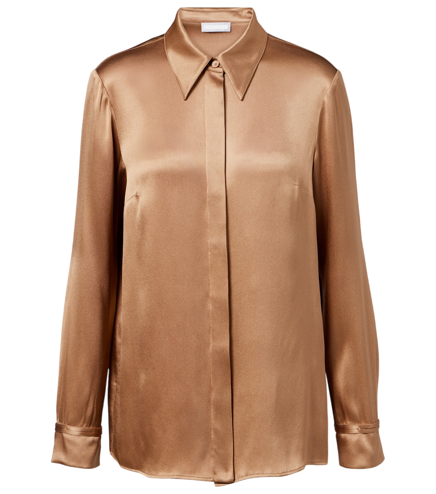 Chemise en satin de soie Cruz Gabriela Hearst