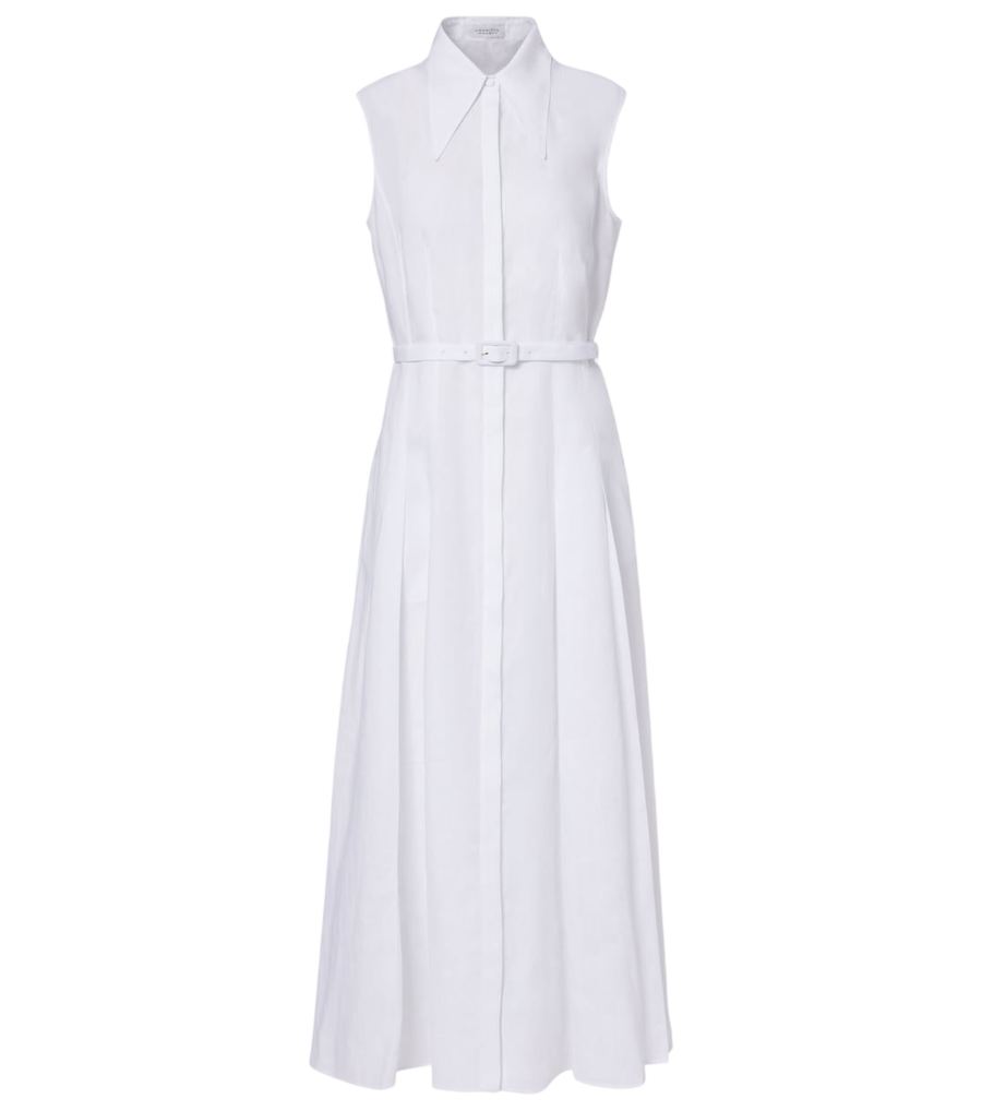 Robe-chemise ceinturée en lin Durand de Gabriela Hearst