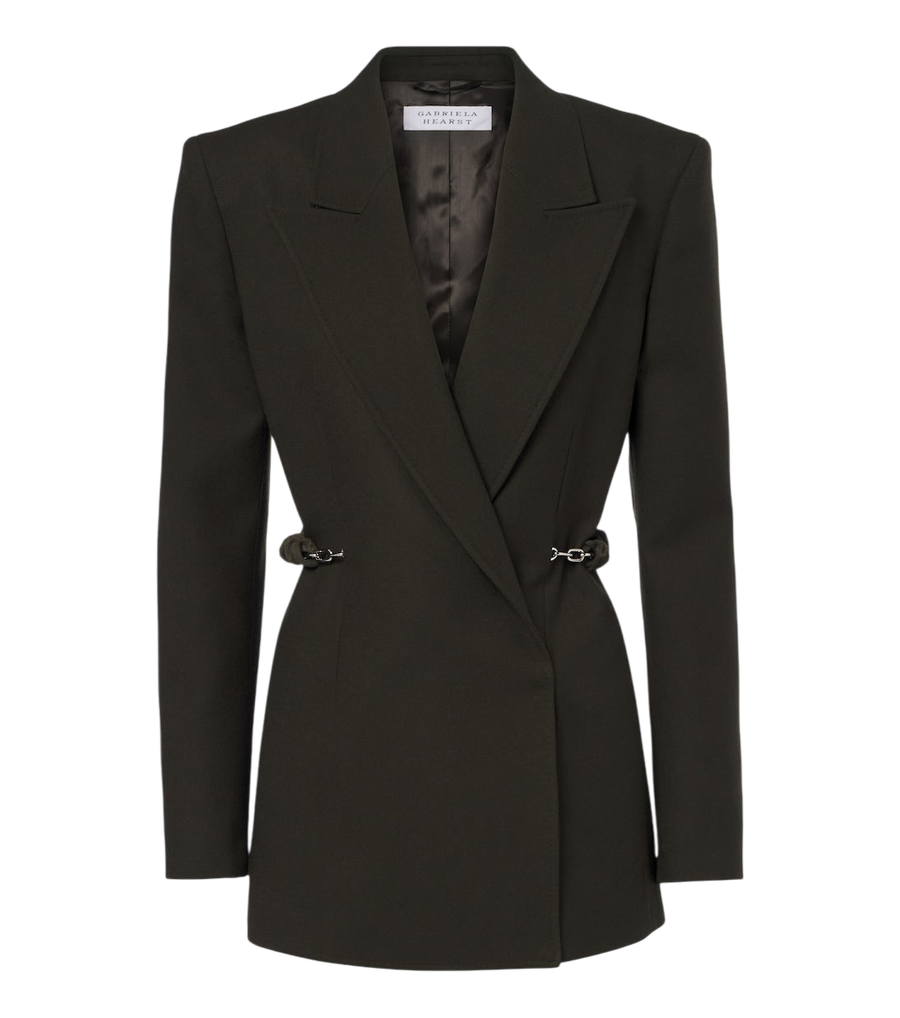 Gabriela Hearst Epona chain-detail virgin wool blazer