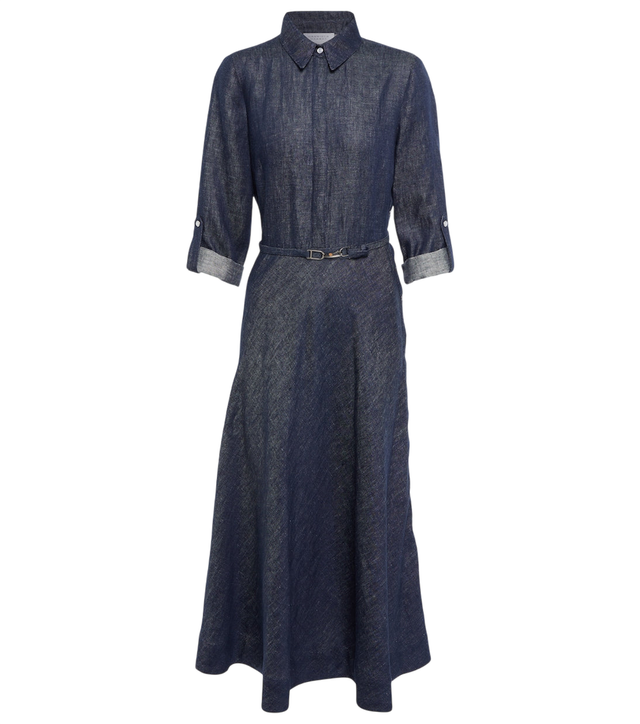 Gabriela Hearst Marley denim midi dress