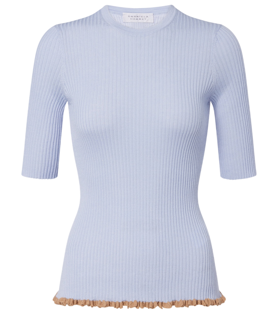 Gabriela Hearst Mireya cashmere and silk top