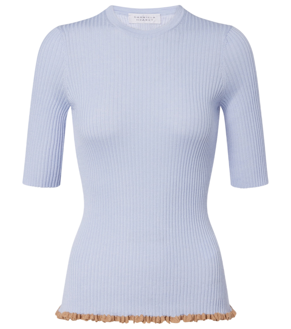 Gabriela Hearst Mireya cashmere and silk top