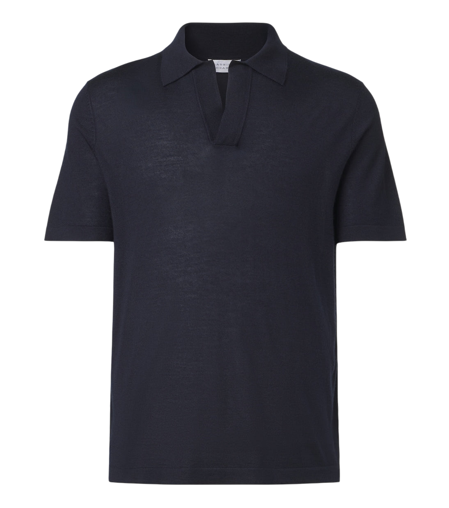 Gabriela Hearst Stendhal cashmere and silk polo shirt