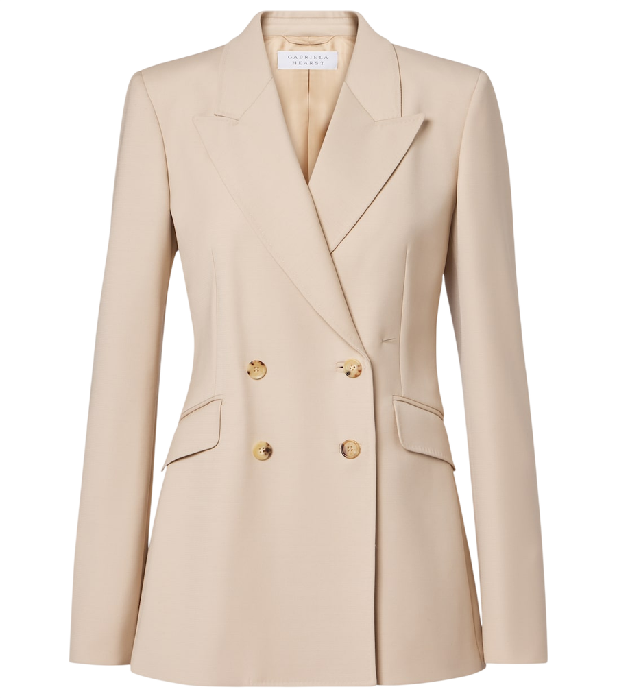 Gabriela Hearst Stephanie double-breasted wool blazer
