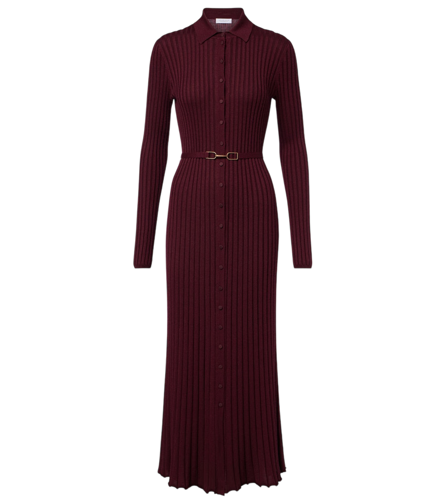 Robe-pull Gabriela Hearst Tenes en laine et soie