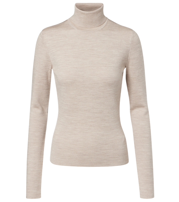 Gabriela Hearst Wool, cashmere, and silk turtleneck top
