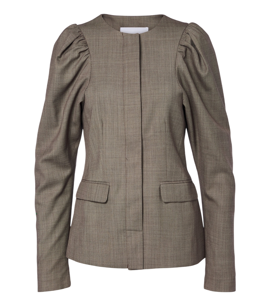 Ganni Wool-blend blazer