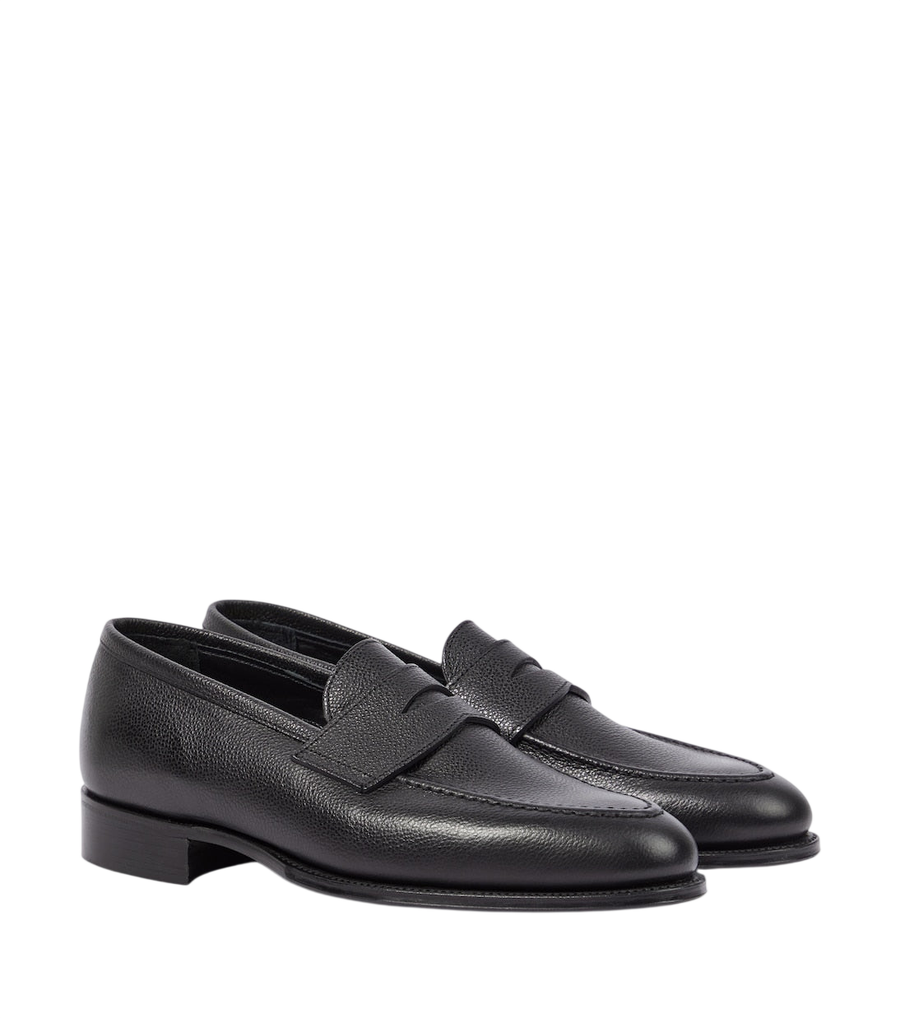 George Cleverley Bradley II leather penny loafers