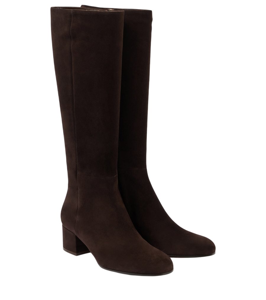 Gianvito Rossi 45 suede knee-high boots
