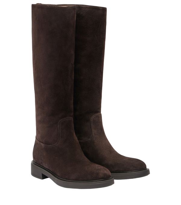 Gianvito Rossi Ascott suede knee-high boots