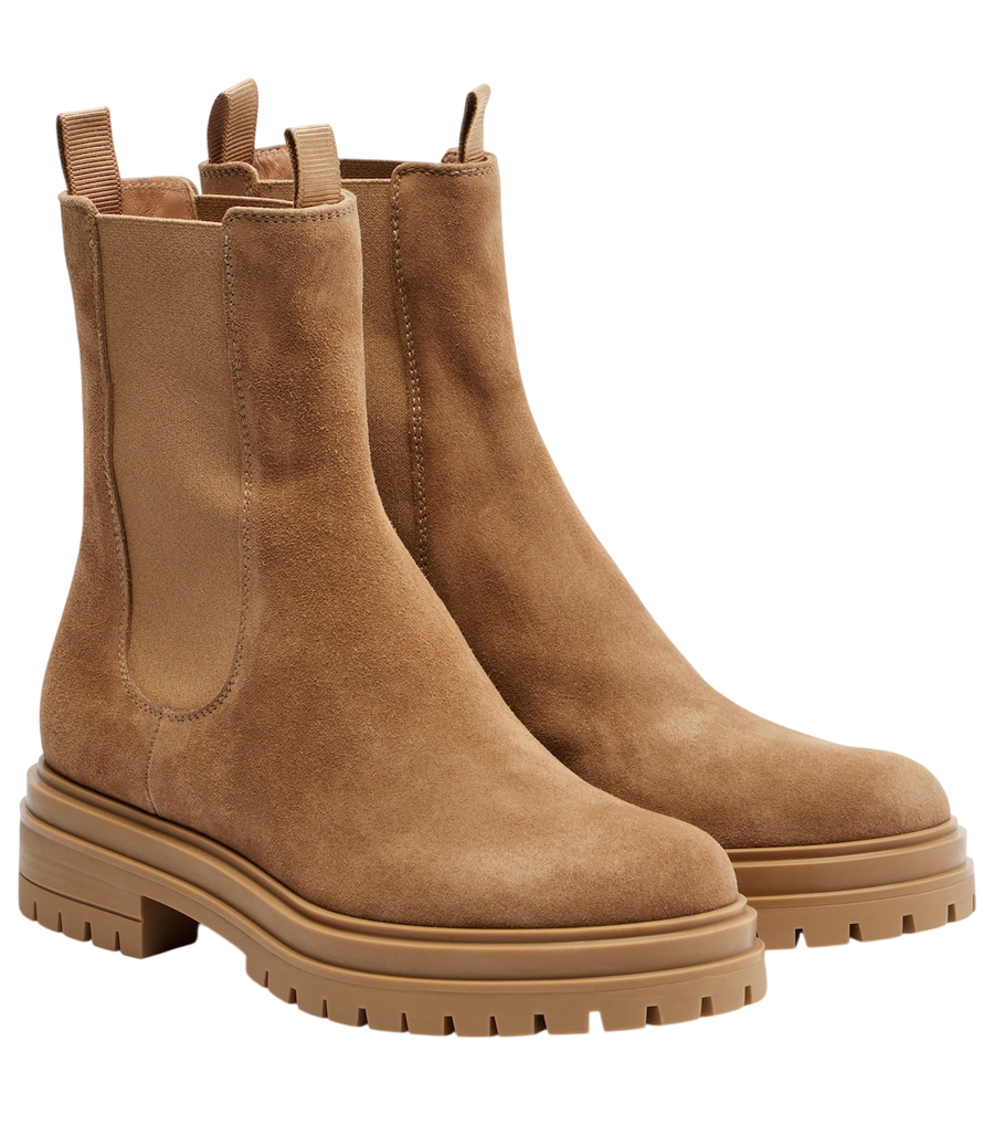 Gianvito Rossi Chester suede Chelsea boots