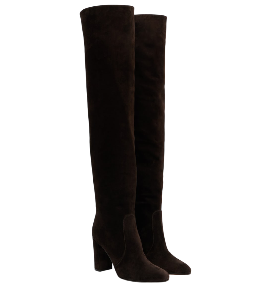 Gianvito Rossi Glen leather over-the-knee boots