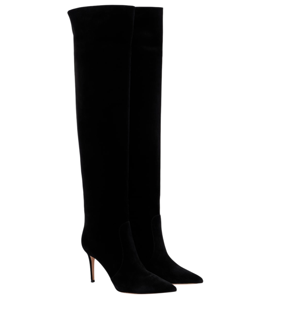 Gianvito Rossi Hansen 85 suede knee-high boots