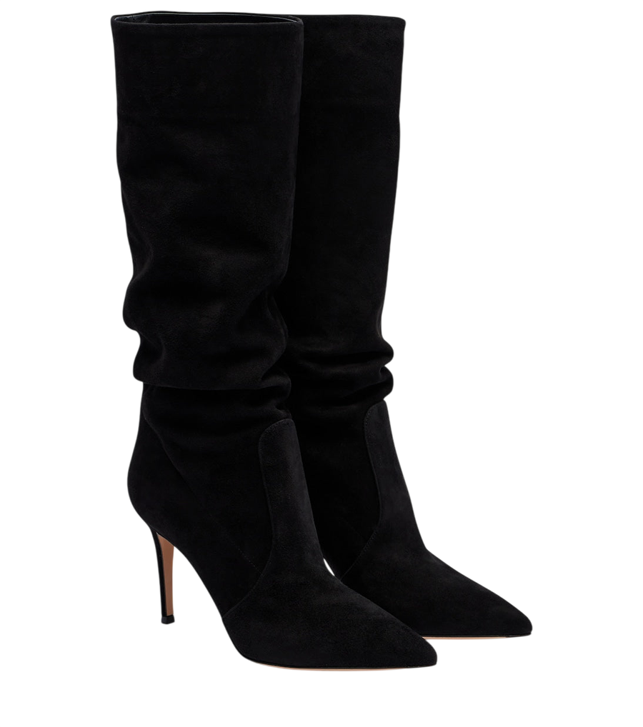 Gianvito Rossi Hansen 85 suede knee-high boots