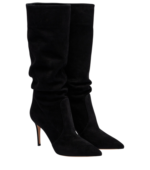 Gianvito Rossi Hansen 85 suede knee-high boots