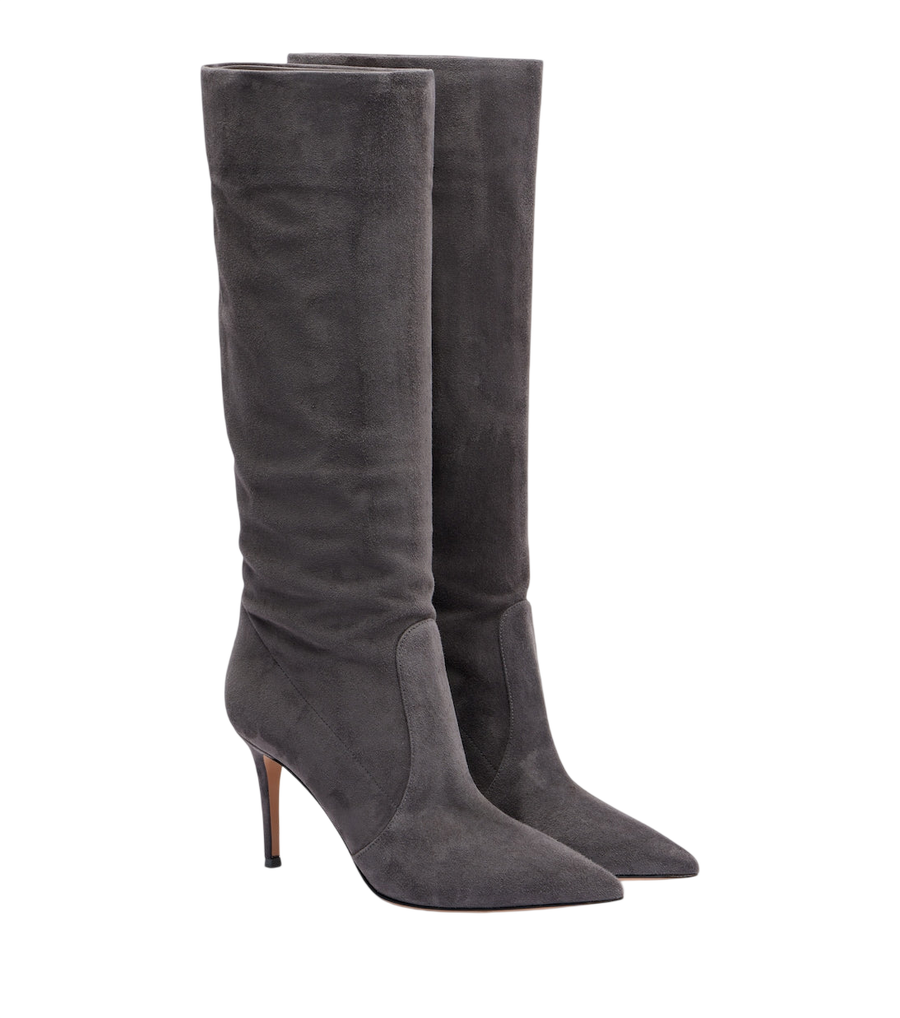 Gianvito Rossi Hansen suede knee-high boots