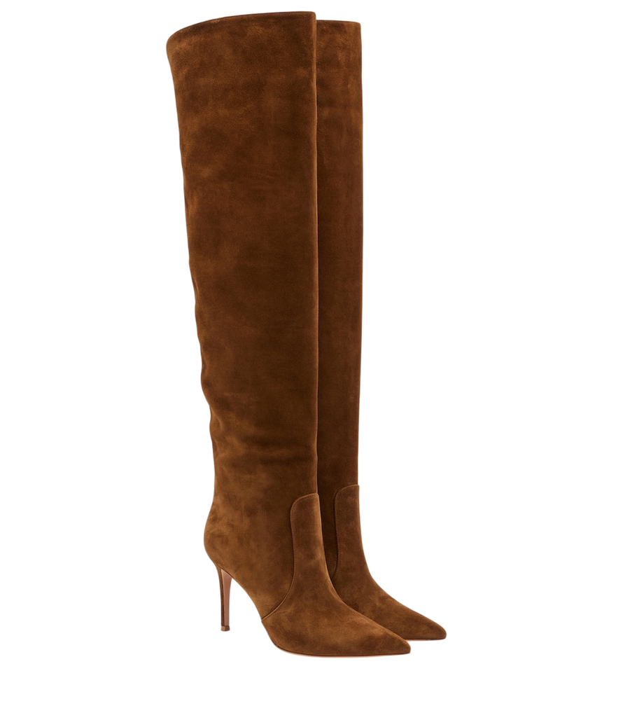 Gianvito Rossi Hansen suede knee-high boots