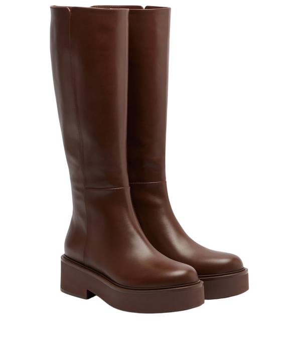 Gianvito Rossi Hiro leather knee-high boots