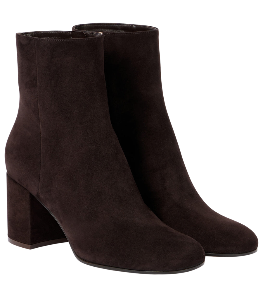 Gianvito Rossi Joelle 70 suede ankle boots