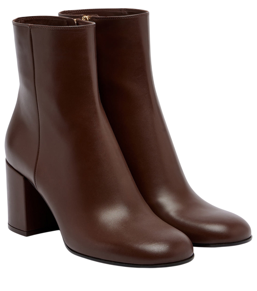 Gianvito Rossi Joelle leather ankle boots