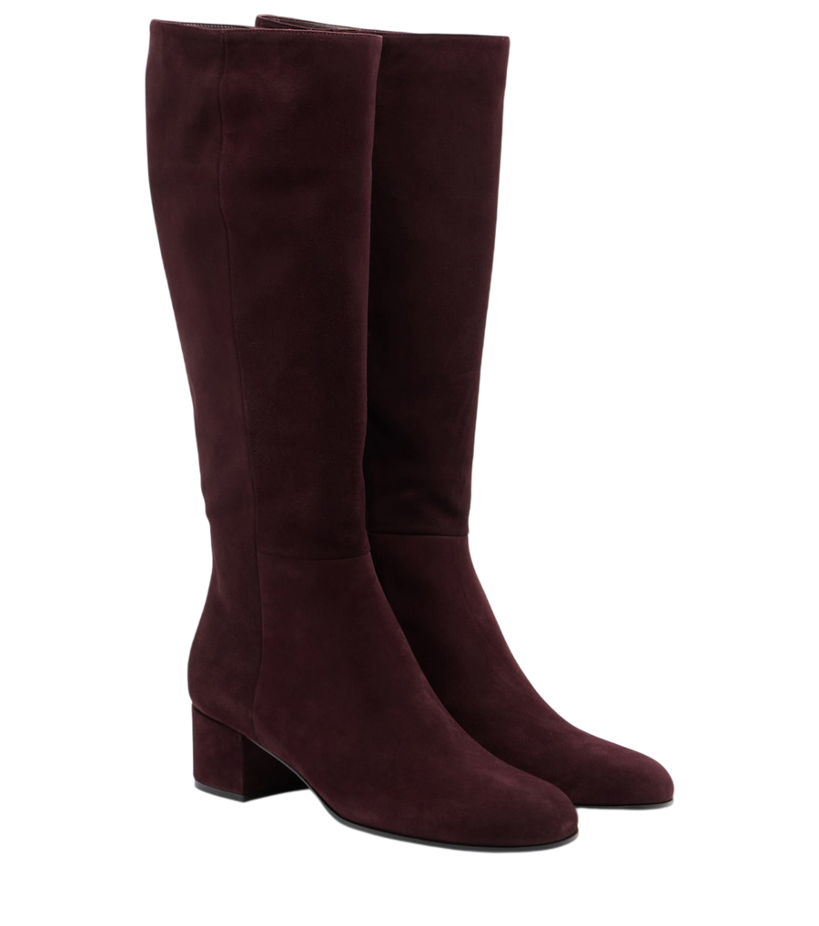 Gianvito Rossi Joelle suede knee-high boots