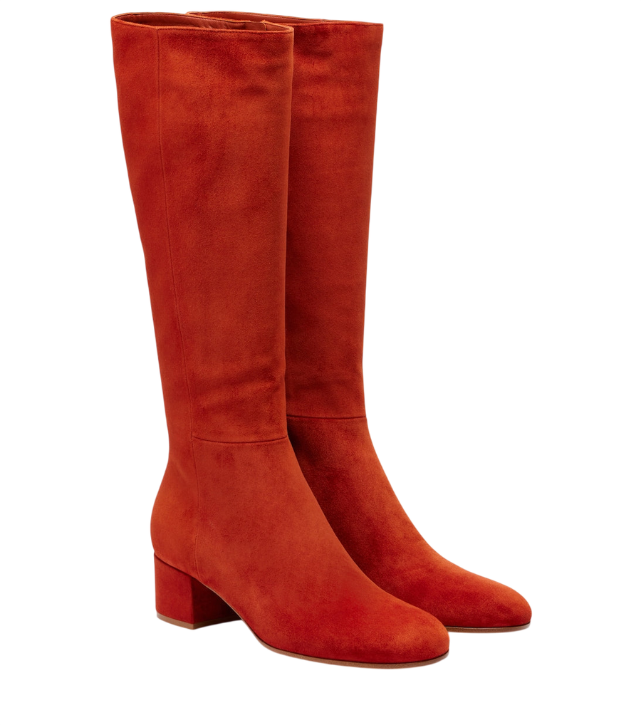 Gianvito Rossi Joelle suede knee-high boots