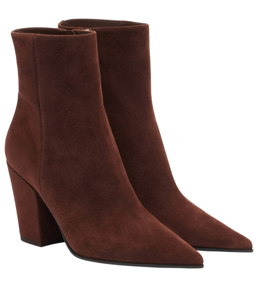 Gianvito Rossi Keinna 85 suede ankle boots
