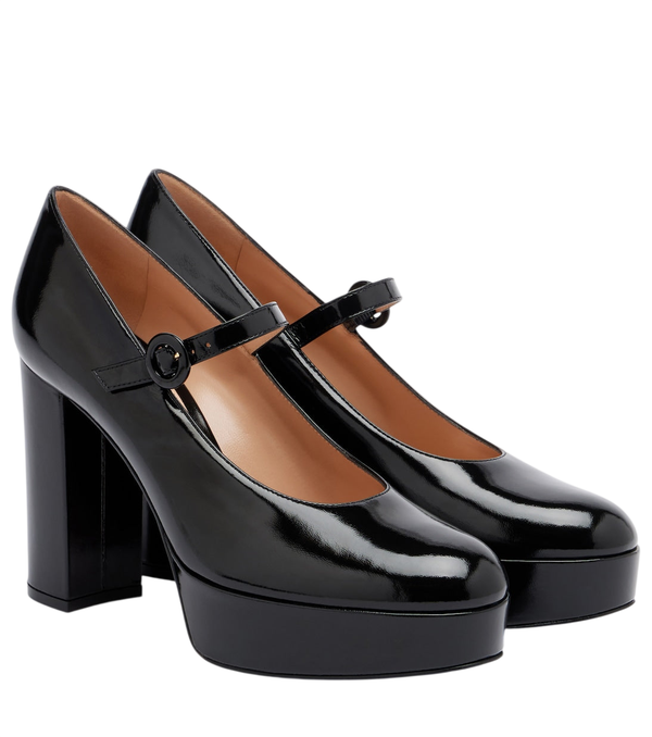 Gianvito Rossi Sapatos Mary Jane de verniz
