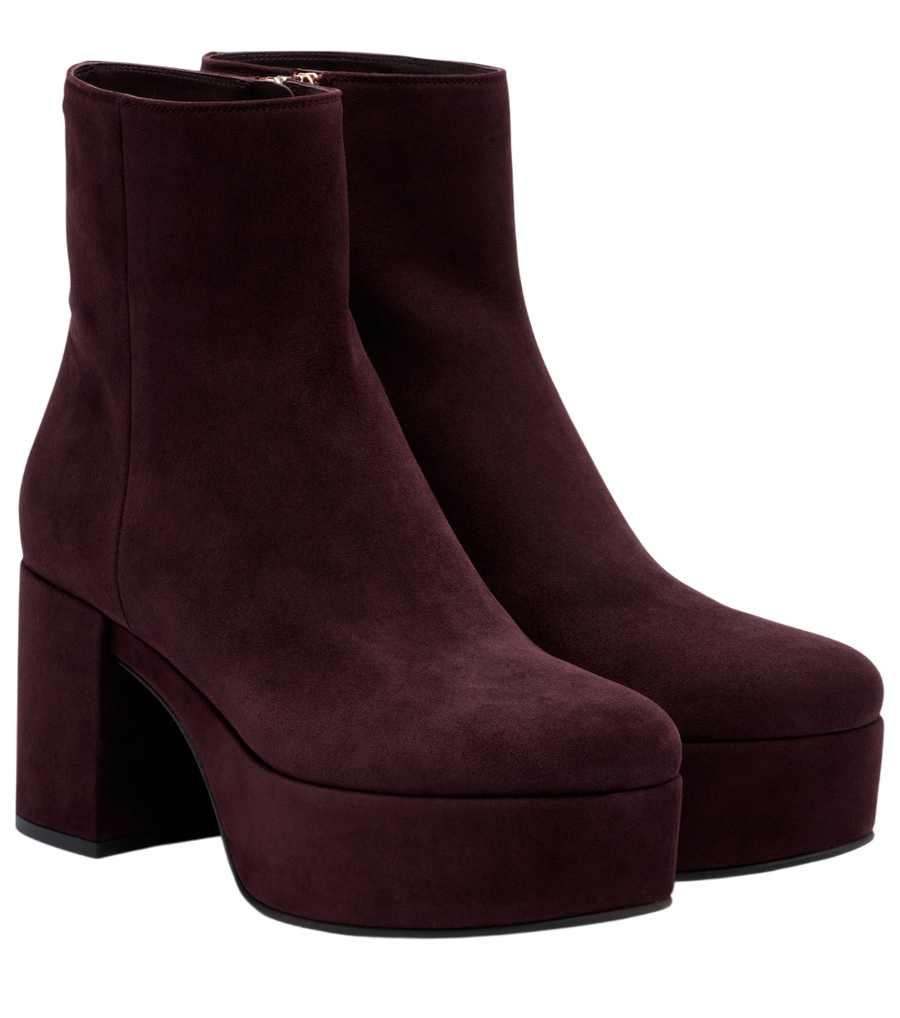Gianvito Rossi Sally suede ankle boots