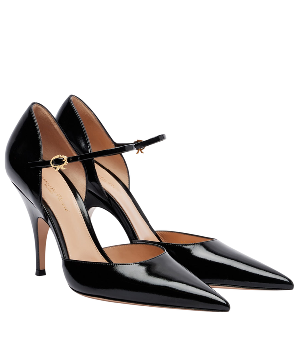 Escarpins D'Orsay Sofia en cuir verni de Gianvito Rossi