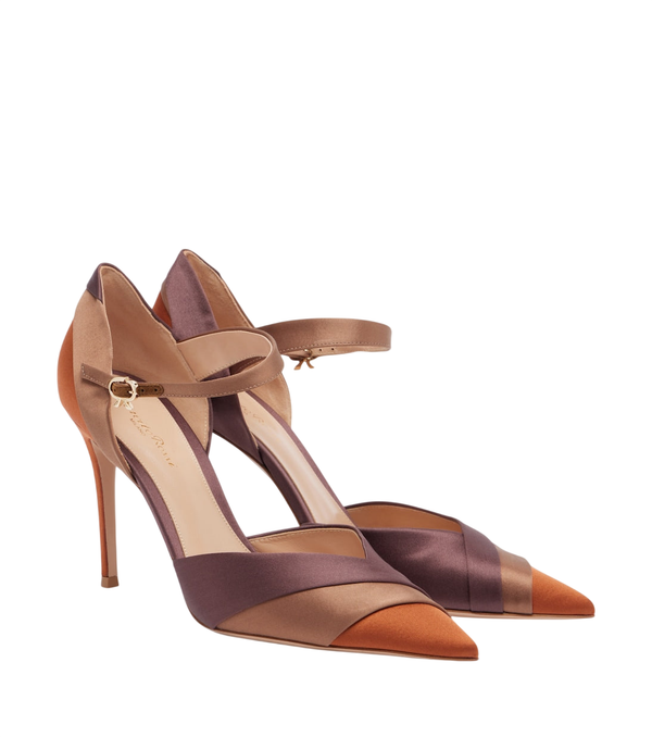 Gianvito Rossi Décolleté in raso Sofia D'Orsay