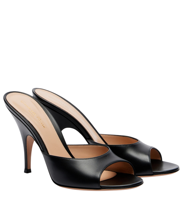 Gianvito Rossi Sofia leather mules