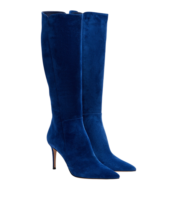 Gianvito Rossi Suede knee-high boots