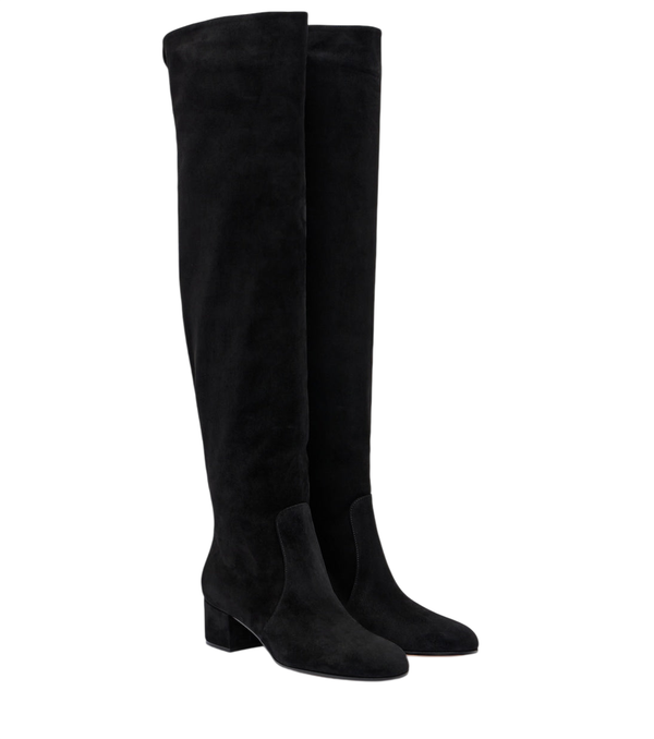 Gianvito Rossi Suede knee-high boots