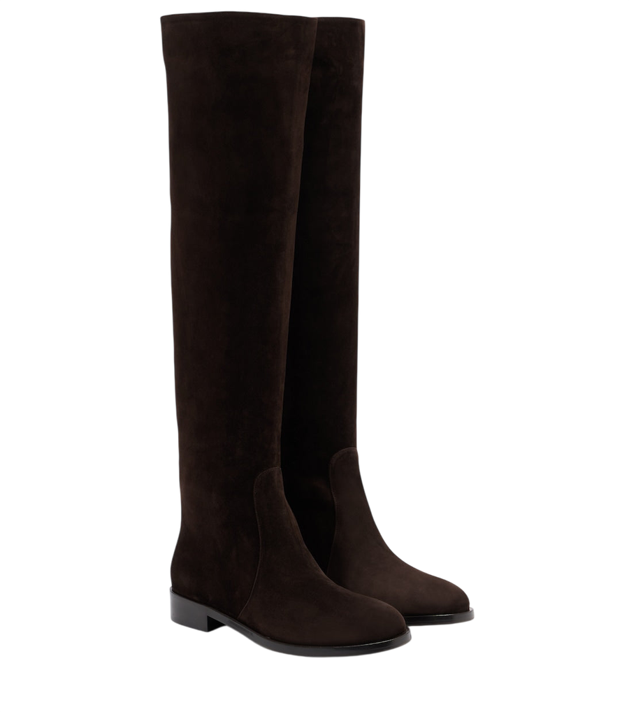 Gianvito Rossi Zayne suede knee-high boots