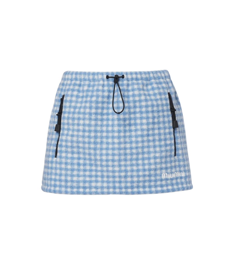 Miu Miu Gingham miniskirt