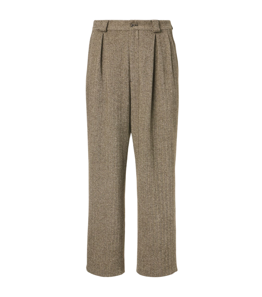 Giorgio Armani Archivio cotton-blend straight pants
