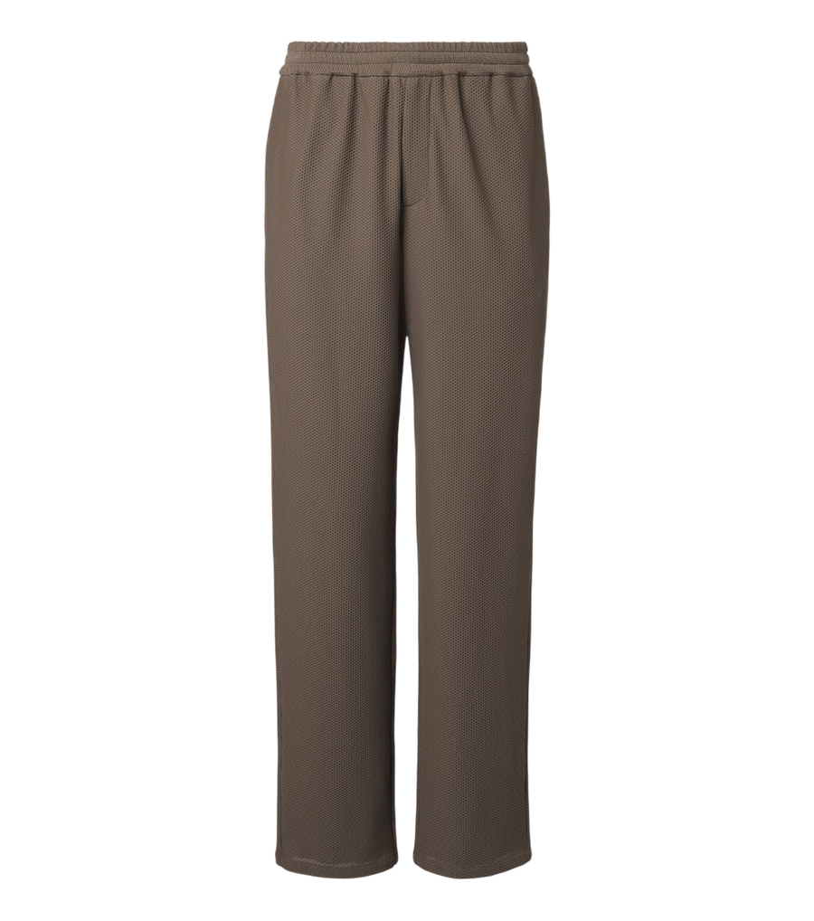 Giorgio Armani Waffle-knit straight pants