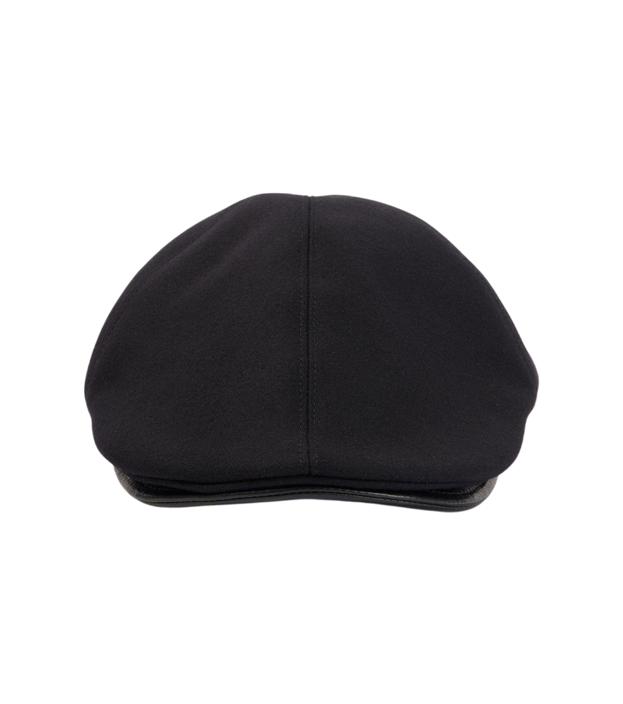Giorgio Armani Wool and cashmere-blend flat cap